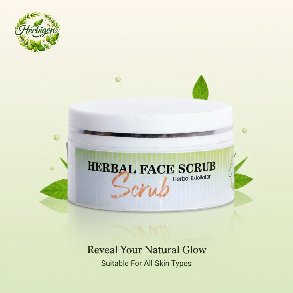 Herbal face scrub